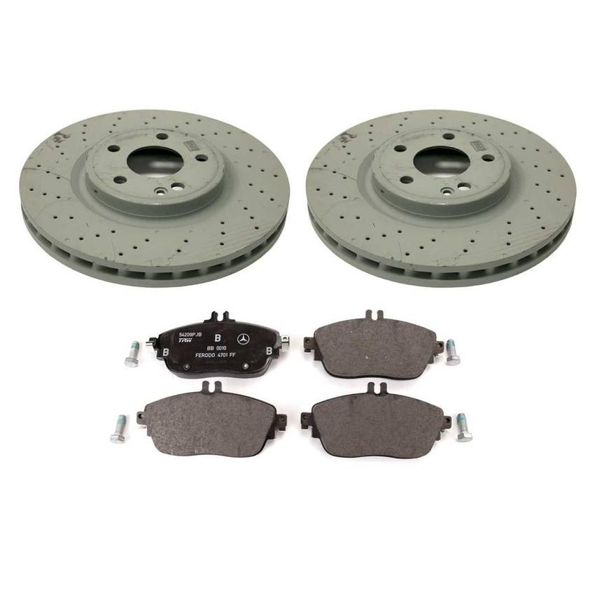 Mercedes Disc Brake Pad and Rotor Kit - Front (320mm) 246421271207